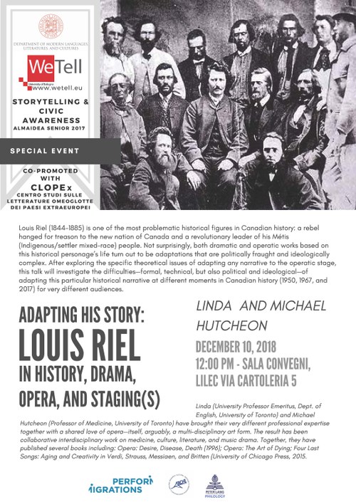 Adapting His Story: Louis Riel in History, Drama, Opera, and Staging(s)