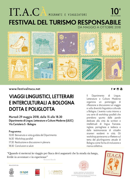 Viaggi linguistici, letterari e interculturali a Bologna dotta e poliglotta