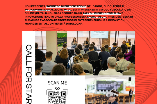 Metti in campo le tue idee: partecipa alla Call for Ideas & Startup