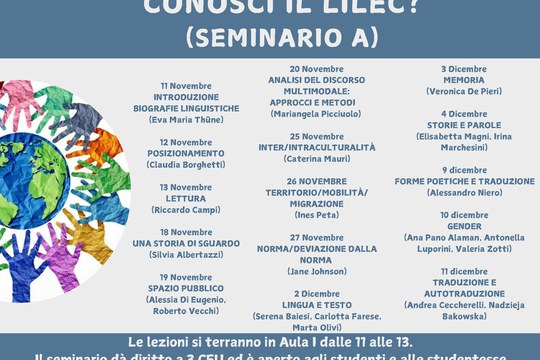 Seminario “Conosci il LILEC?”